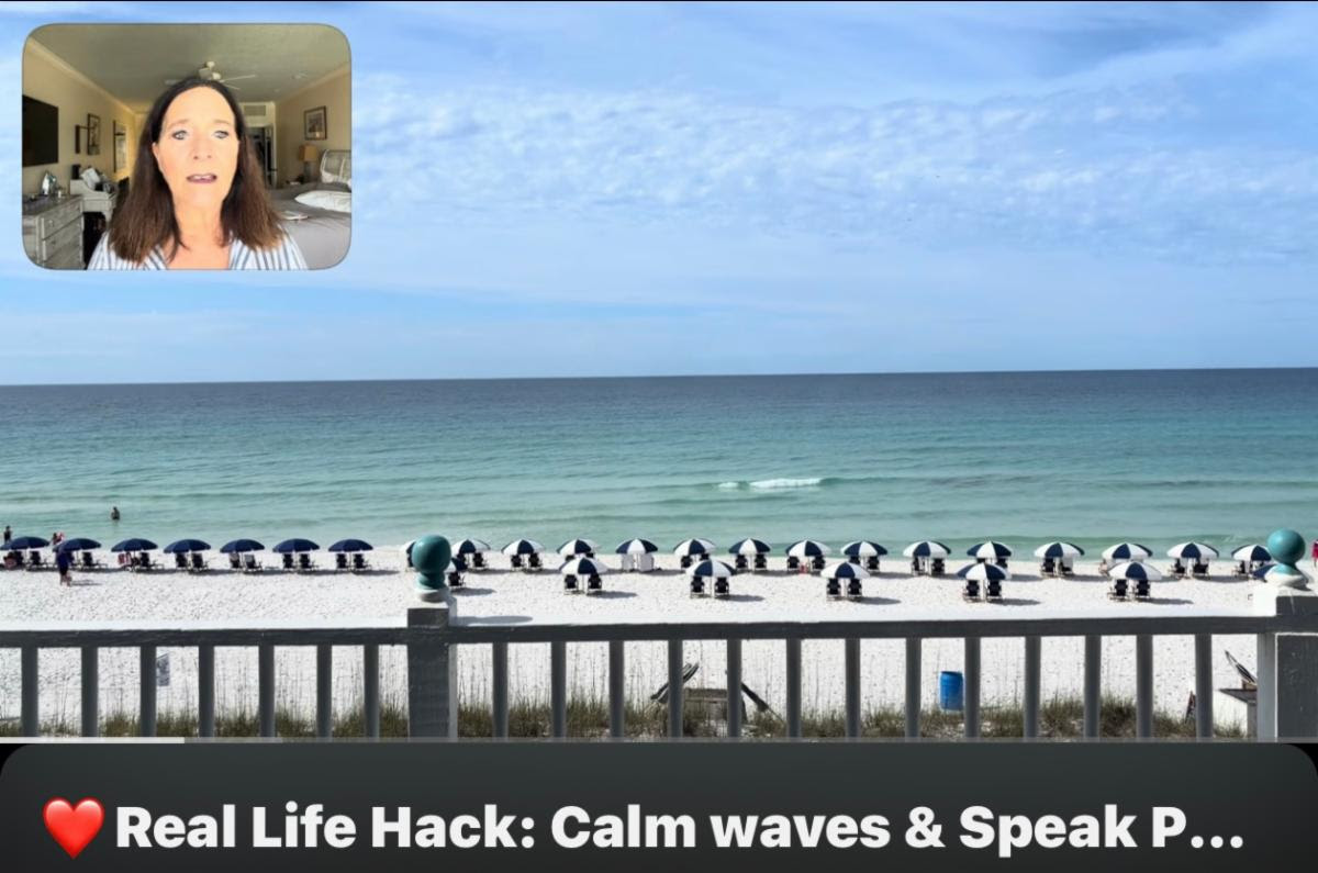 Calm waves & speak peace to your storms